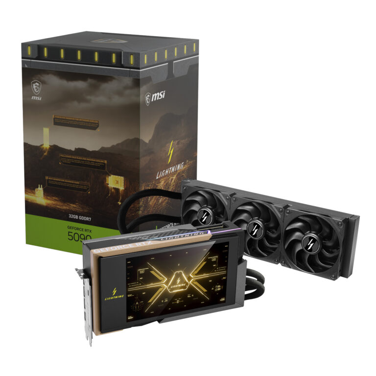 MSI GeForce RTX 5090 32G Lightning Z Liquid Cooled GPU