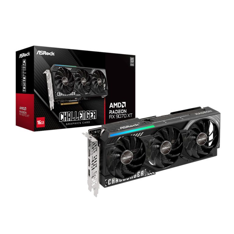 ASRock Radeon RX 9070 XT Challenger 16GB Graphics Card
