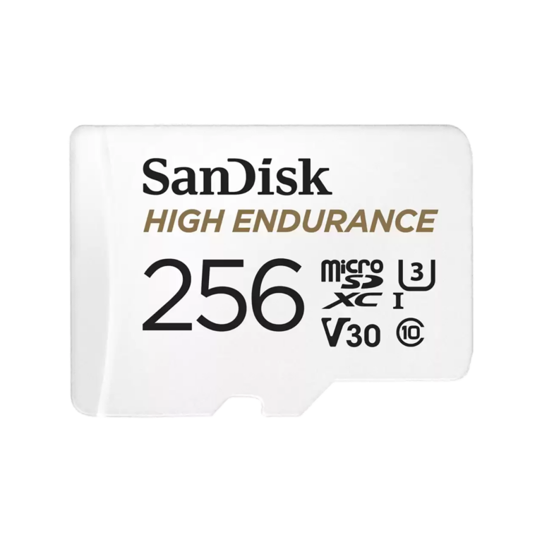 SanDisk High Endurance 256GB microSDXC Card with Adapter