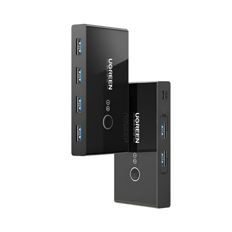 UGREEN USB 2.0 4-Port Switch Box with 1.5m Cables