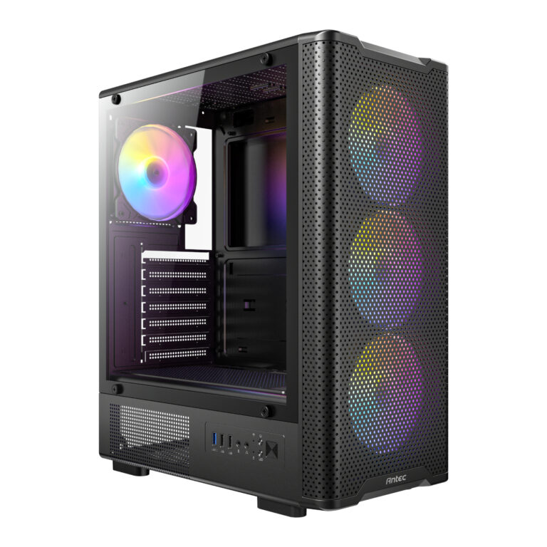 Antec VX310 ARGB ATX Gaming Chassis, Black