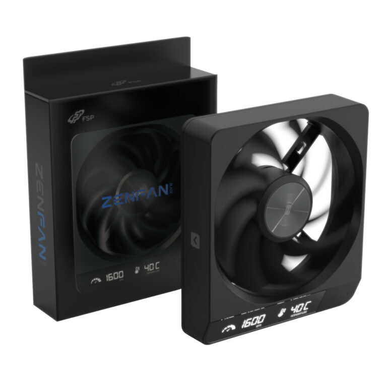 FSP ZENFAN 120mm PWM Smart Case Fan - Black