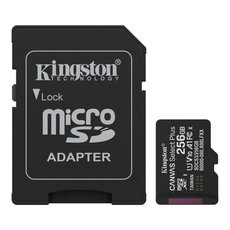 Kingston 256GB microSDXC Canvas Select Plus Gen3