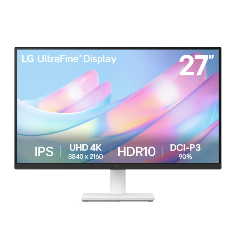 LG UltraFine 27" IPS 4K UHD Monitor, White