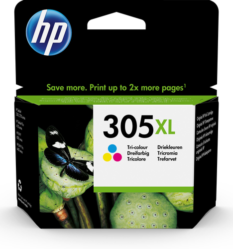 HP 305XL High Yield Tri-colour Original Ink Cartridge