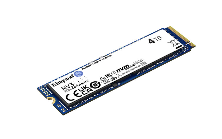 Kingston NV3 4000GB M.2 PCIe 4.0 NVMe SSD