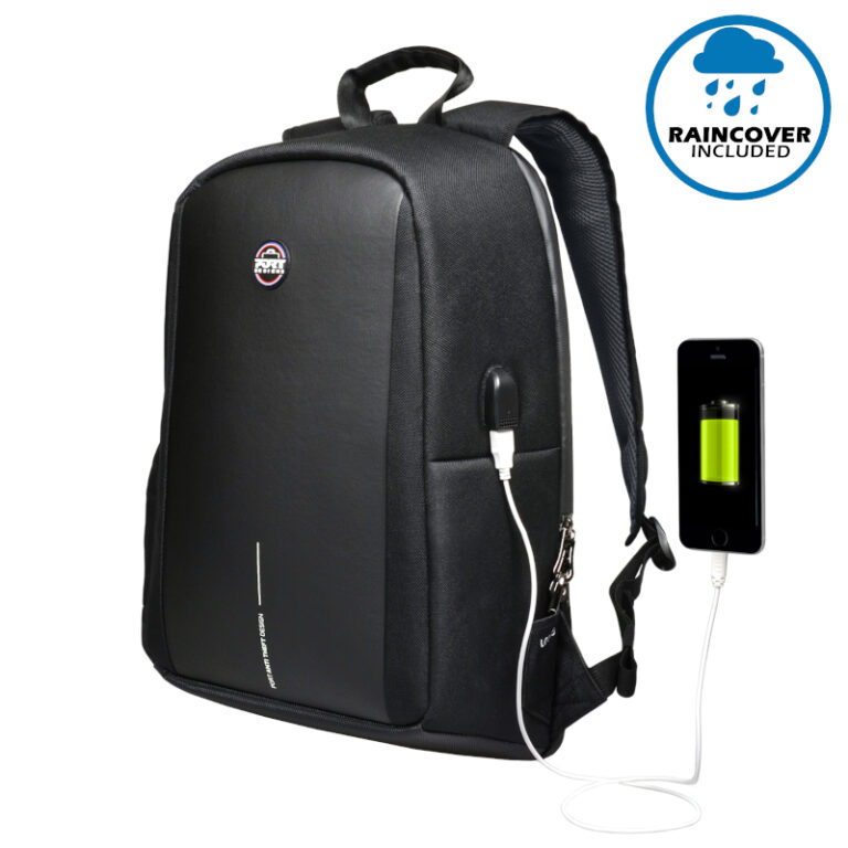 Port Chicago Evo 15.6" Anti-Theft Backpack - Black
