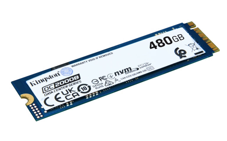 Kingston 480GB DC2000B PCIe 4.0 M.2 2280 Enterprise SSD