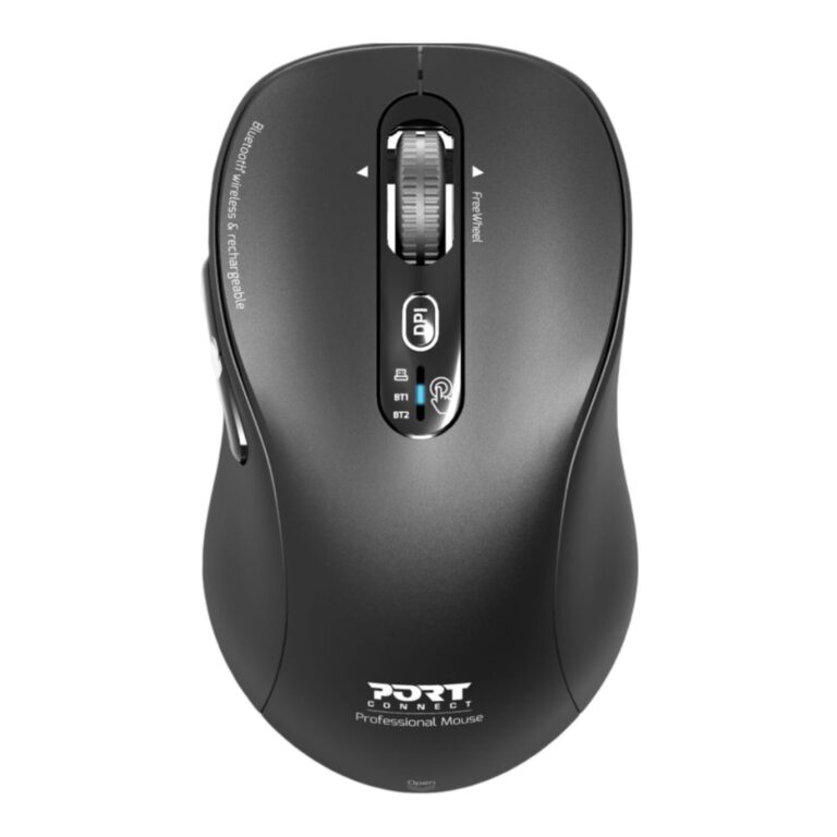 Port Expert Wireless Black Mouse