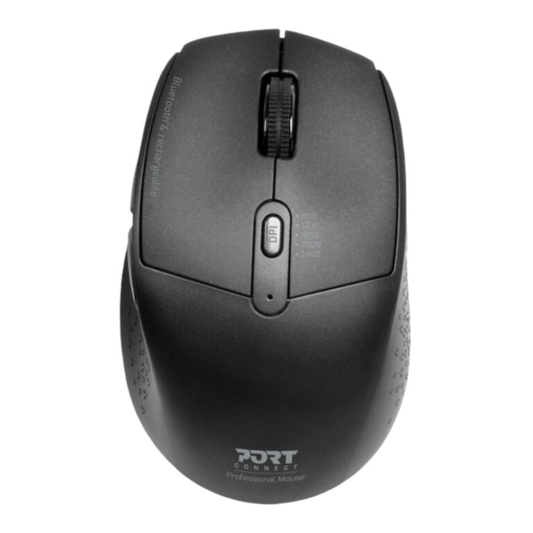 Port Office Pro Wireless Black Mouse