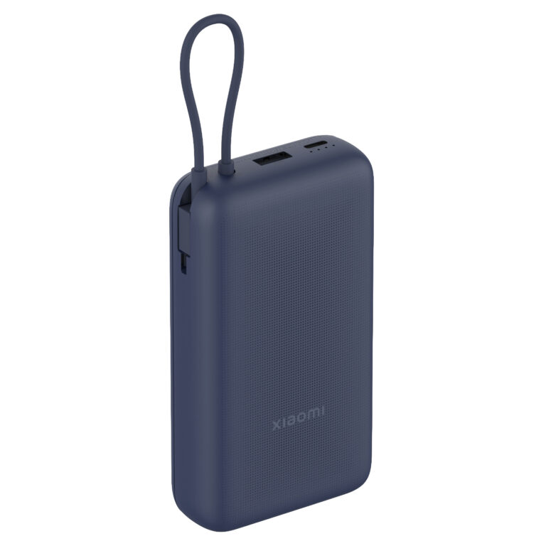 Xiaomi 33W Power Bank 20000mAh with Integrated Cable - Blue