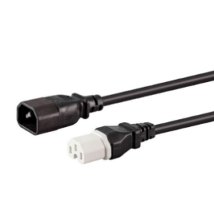 3m Kettle Male to Female Power Cable