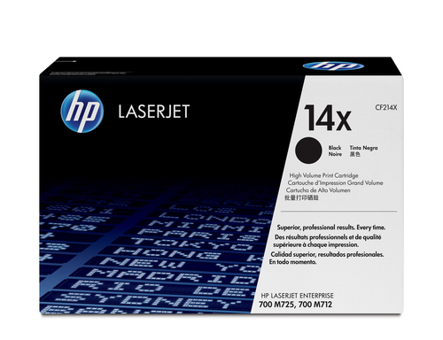 HP 14X Black Toner Cartridge CF214X