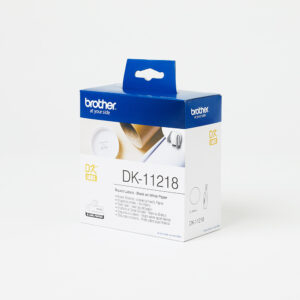 Brother DK11218 24mm Round Labels, 1000 per Roll