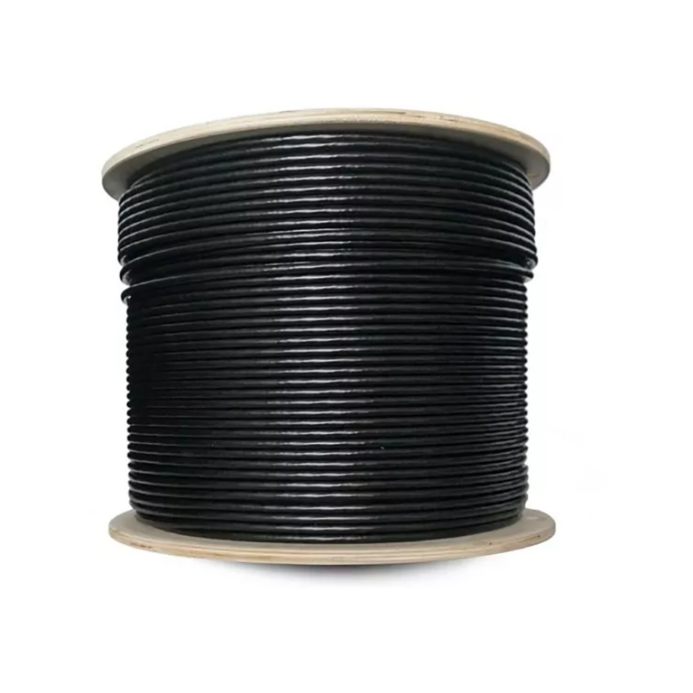 Datanet CAT6 UV F/UTP Outdoor Cable Reel Black 500m
