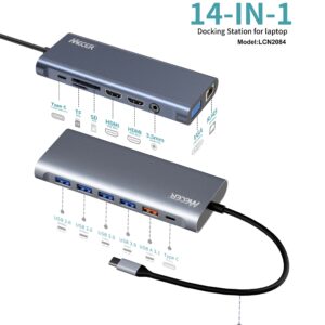 Mecer 14-in-1 USB-C Universal Docking Station