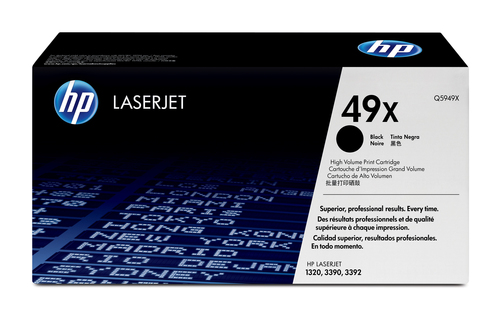HP 49X High Capacity Black Toner Cartridge