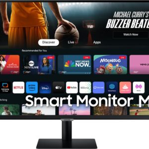 Samsung 32in 4K UHD Smart Monitor Bundle with Logitech MK295 and Brio 100