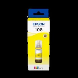 Epson 108 Yellow Ink Bottle 70ml