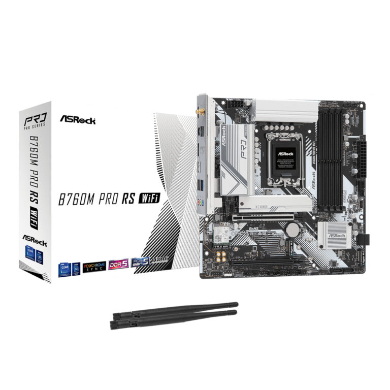 ASRock B760M Pro RS WiFi Intel LGA 1700 Motherboard