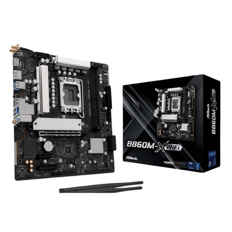 ASRock B860M-X WiFi Micro-ATX DDR5 Motherboard