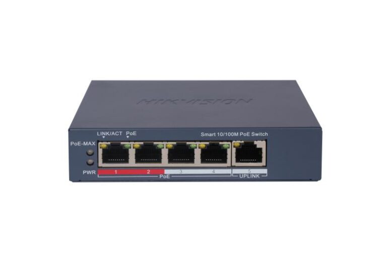Hikvision DS-3E1105P-EI 4-Port Smart Managed PoE Switch