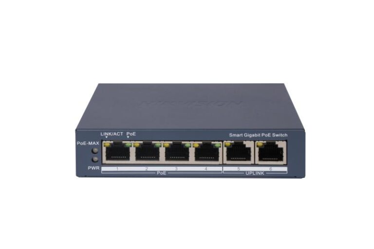 Hikvision 6-Port L2 Smart Managed PoE Switch