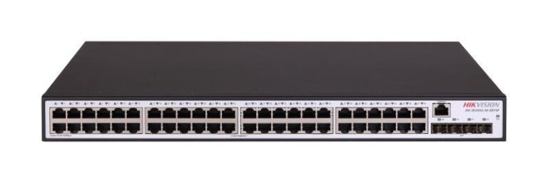 Hikvision Full Managed L2 Network Switch, 48 Gigabit + 4 SFP Ports