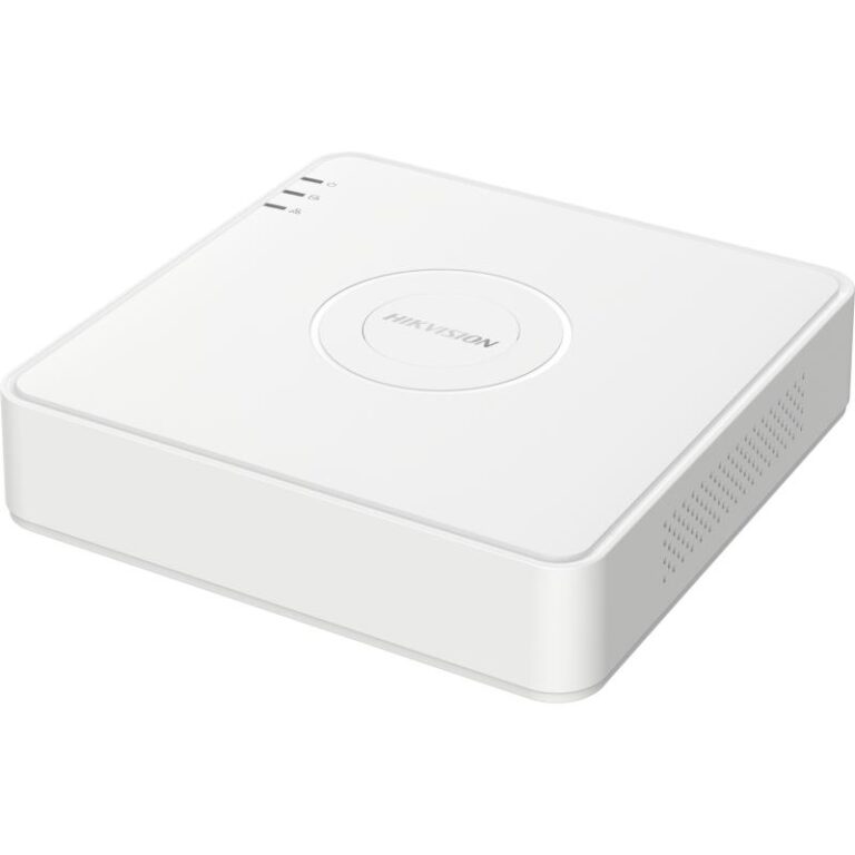 Hikvision 4-Ch 720p Mini 1U H.265 DVR, 1 SATA