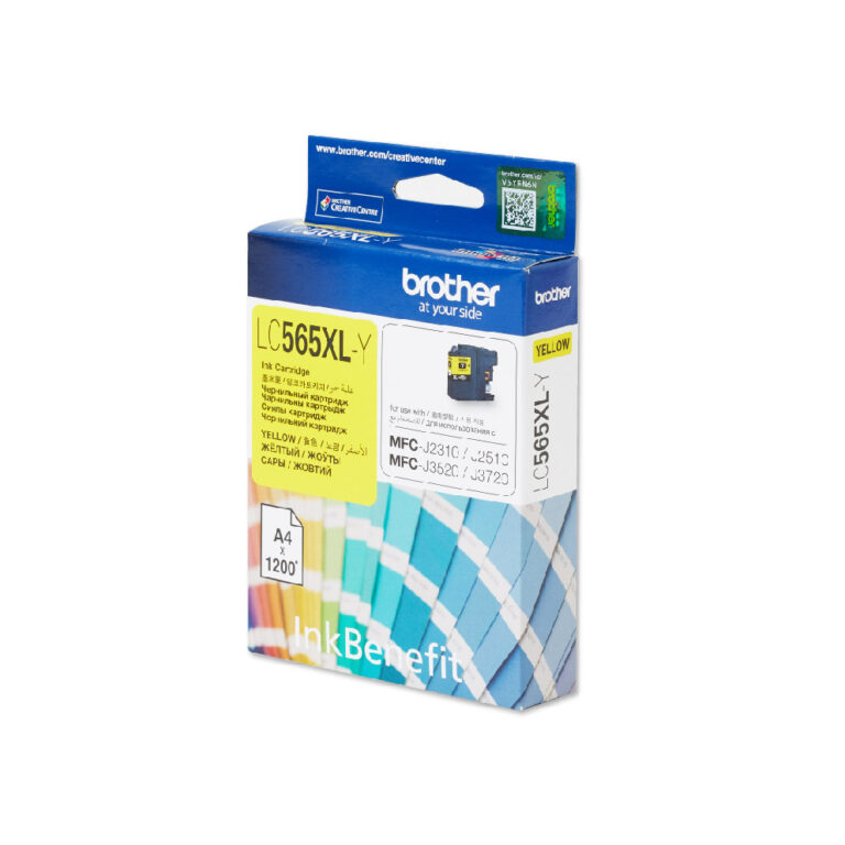 Brother LC565XLY High Yield Yellow Ink Cartridge