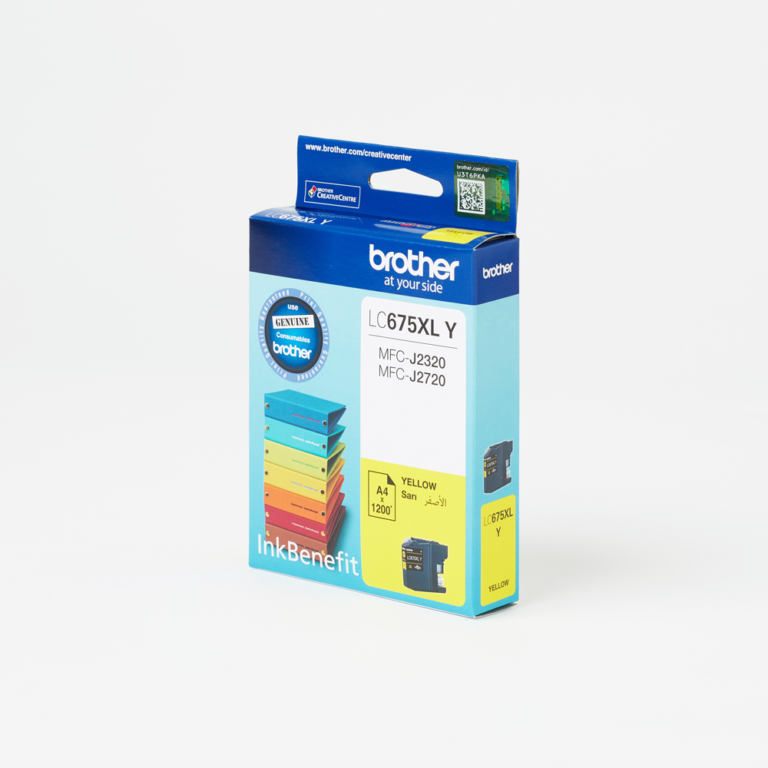 Brother LC675XL-Y High Yield Yellow Ink Cartridge