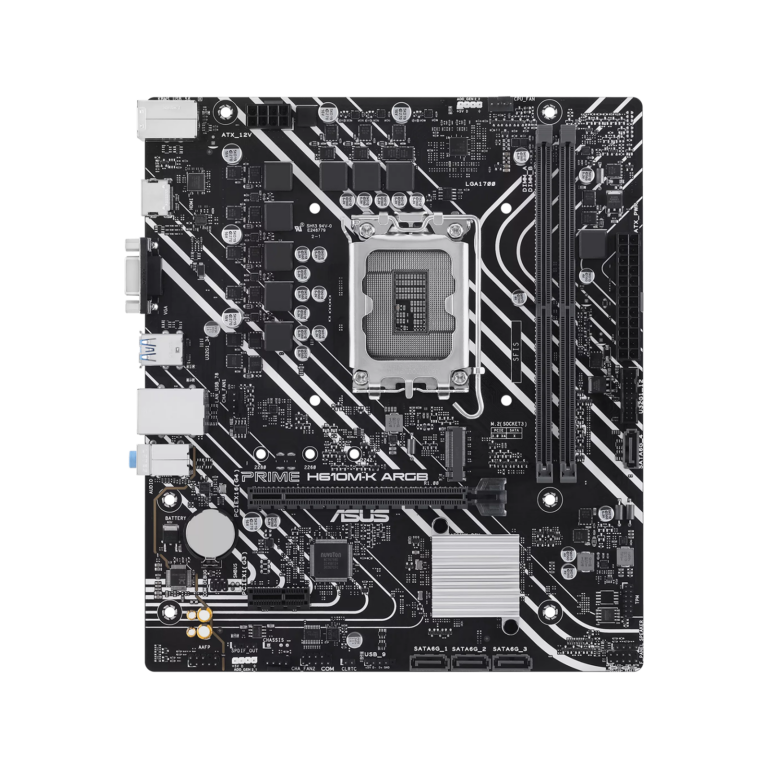 ASUS PRIME H610M-K ARGB H610 mATX DDR5 Motherboard
