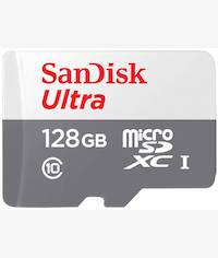 SanDisk Ultra 128GB Class 10 microSDXC Card