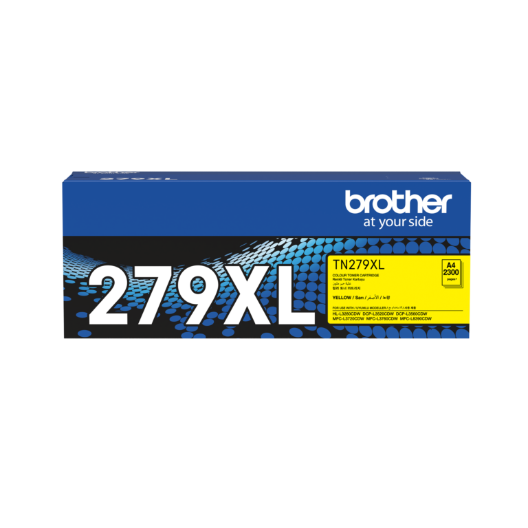 Brother TN-279XLY High Yield Yellow Toner Cartridge