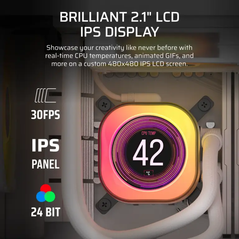 Corsair iCUE LINK TITAN 360 RX LCD 360mm Liquid CPU Cooler