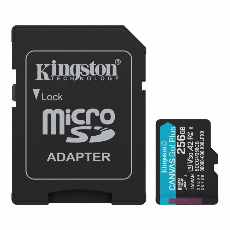 Kingston 256GB microSDXC Canvas Go Plus Gen4 Card