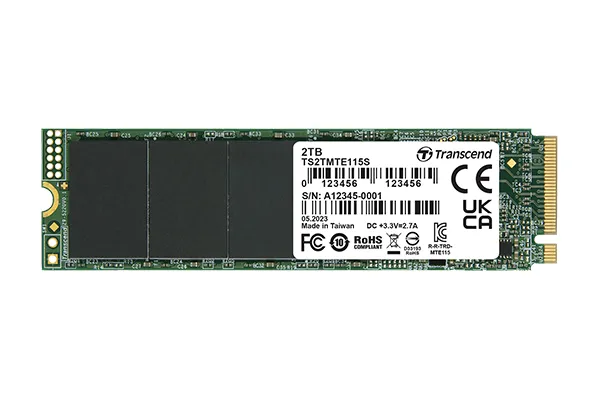 Transcend 250GB MTE115S M.2 2280 PCIe Gen3 x4 NVMe SSD