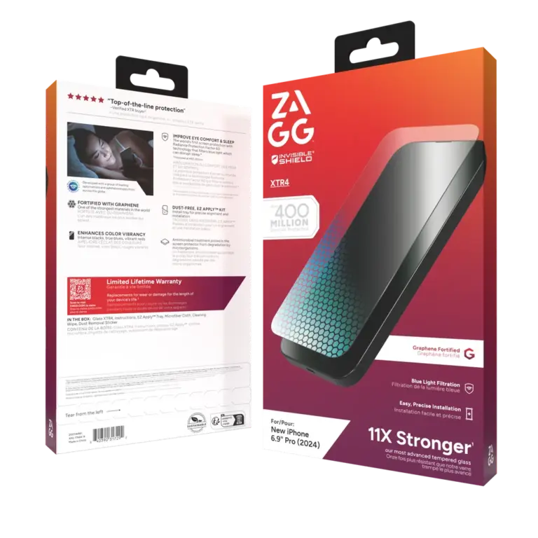 ZAGG Glass XTR4 Screen Protector for iPhone 16 Pro Max