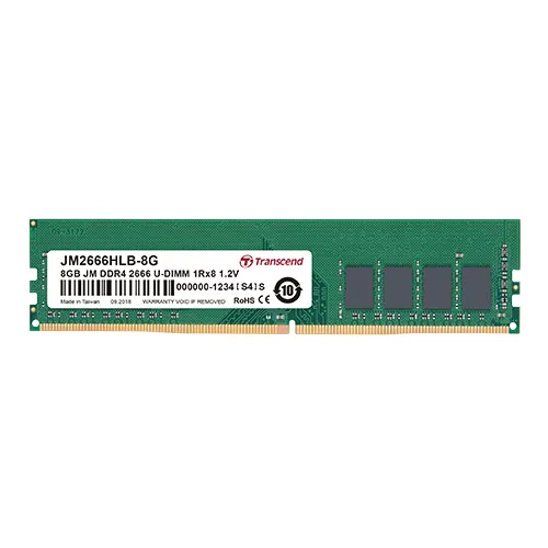 Transcend JetRam 16GB DDR4 2666MHz CL19 Desktop U-DIMM RAM