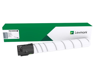 Lexmark 76C00K0 Black Toner Cartridge 18,500 Pages