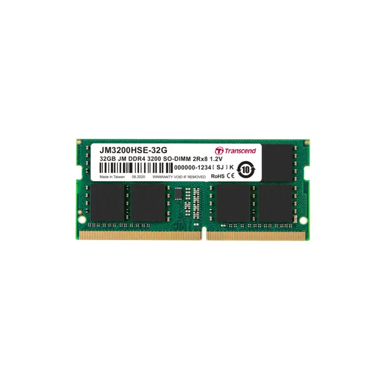Transcend JetRam 32GB DDR4-3200 CL22 SO-DIMM RAM
