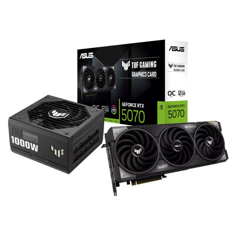 ASUS TUF GeForce RTX 5070 OC + 1000W PSU Bundle