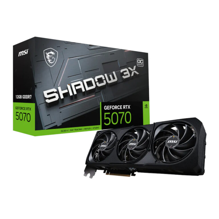 MSI GeForce RTX 5070 Shadow 3X OC 12GB Graphics Card