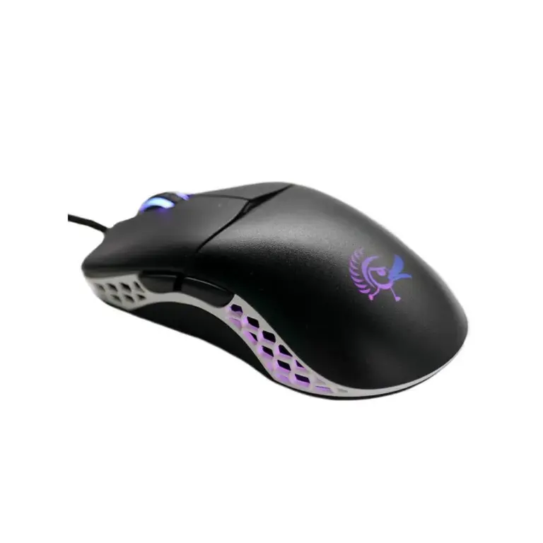 Ducky Feather RGB Ambidextrous Gaming Mouse – Huano Blue 50M