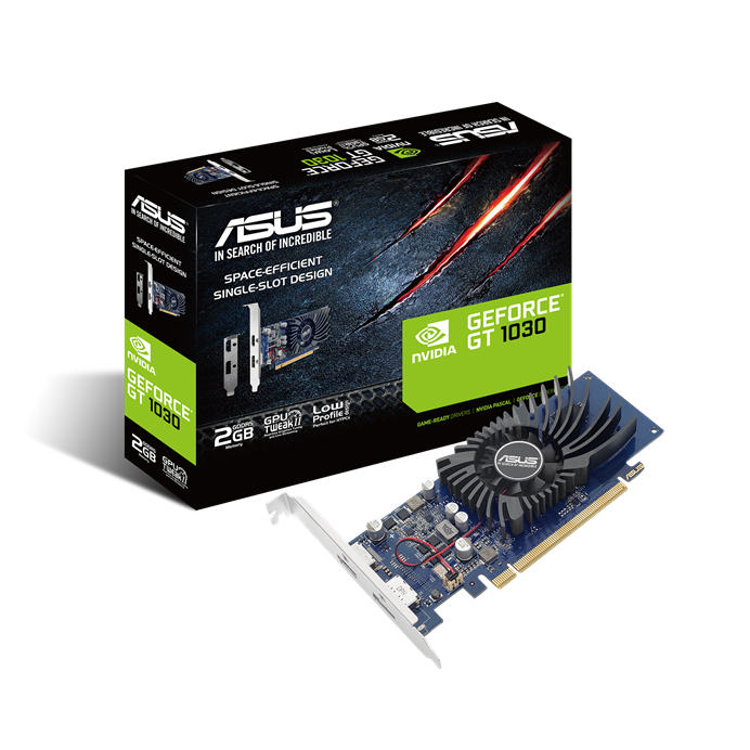 ASUS GeForce GT 1030 2GB GDDR5 Low Profile Graphics Card
