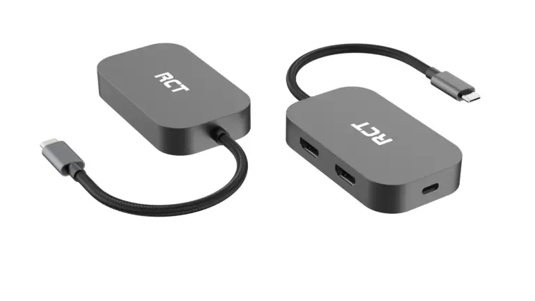 RCT ADP-5050 USB-C Dual 4K HDMI Hub