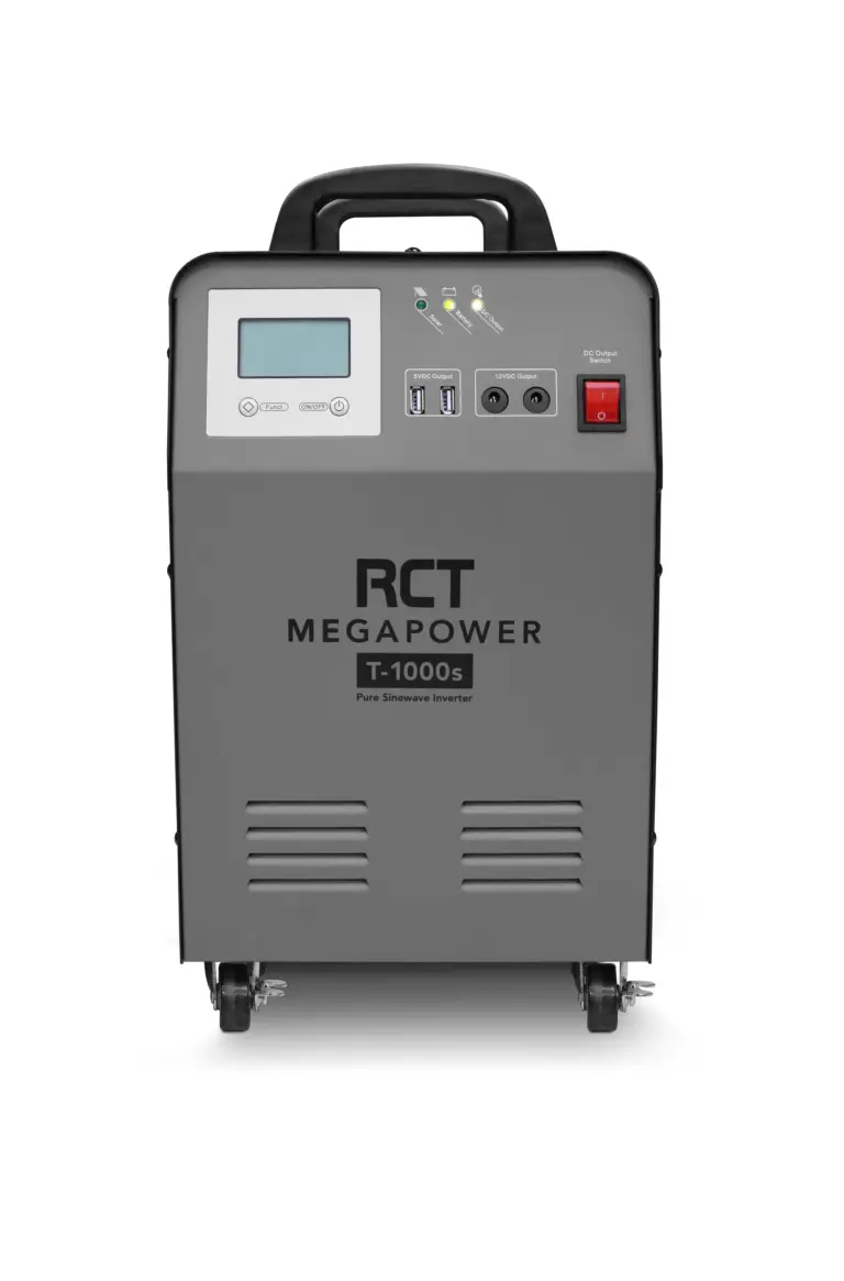 RCT 1KVA/1000W UPS Inverter Trolley with 100Ah Gel Battery