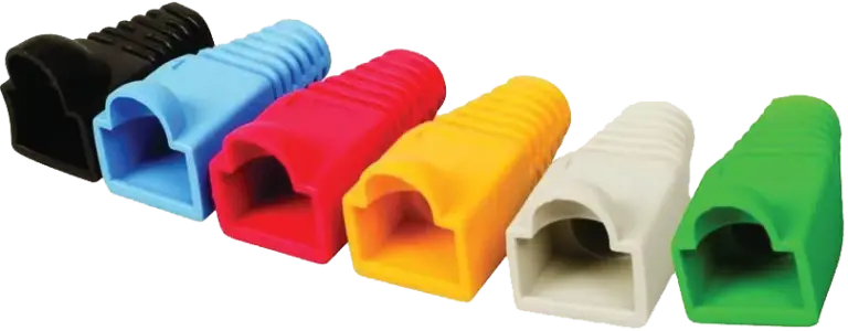 CAT5e RJ45 Boot Sleeves 50-Pack Grey